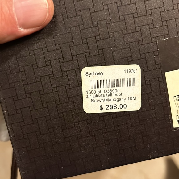 Women’s Cole Haan Nike air jalissa knee high boots in size 10 B in Chestnut - Picture 8 of 10